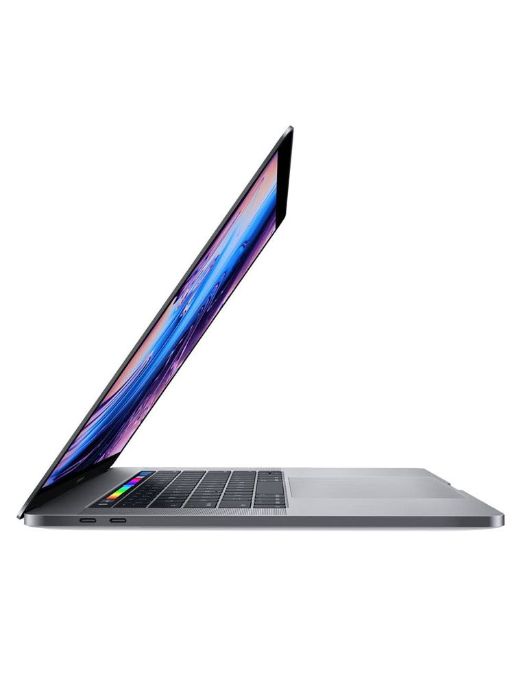 Apple Macbook Pro Laptop With Touch Bar And Touch ID, 15,1 A1990(15-Inch,2019) Intel core i7, 2.6GHz, 16GB RAM, 1TB Flash Storage, 1.5GB VRAM ,Face Time HD Camera , ENG KB- Space Gray | Renewed - Renewed - Image 2
