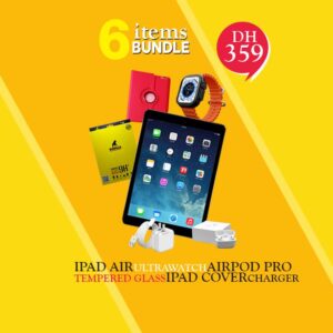 6iTEMS BUNDLE iPAD4 16GB + iStyle Watch + airPods + Cover + tempered glass + charging cable - Renewed